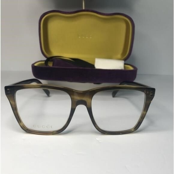 New Authentic GUCCI GG0452O 004 Oversized Eyeglasses - Picture 7 of 12